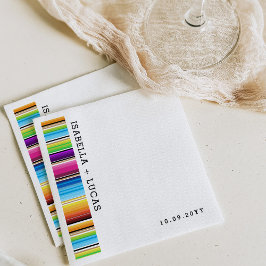 Serape Vår Rand | Bröllop Event Napkins Pappersservett