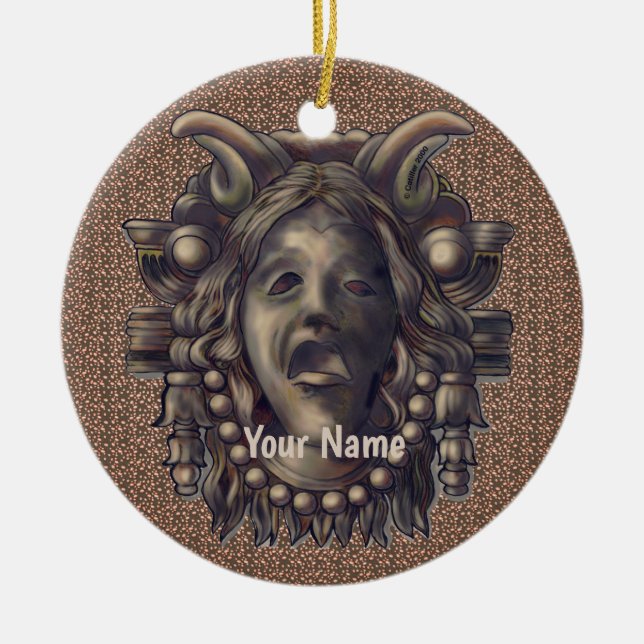 Seraph Gargoyle  Julgransprydnad Keramik (Framsidan)