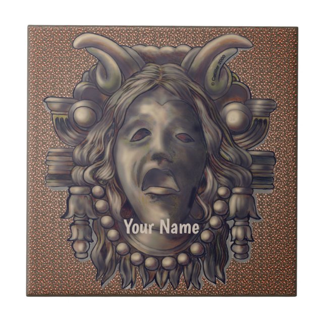 Seraph Gargoyle  Kakelplatta (Framsidan)