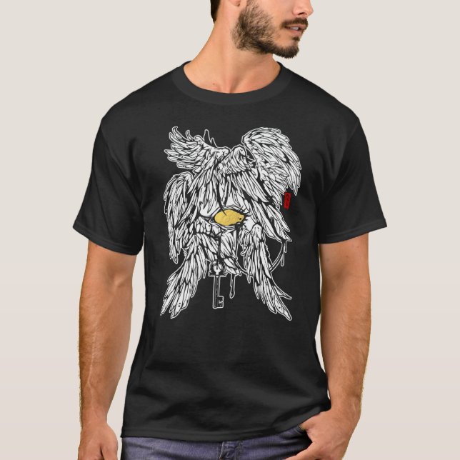Seraph Seraphim Angel T Shirt (Framsida)