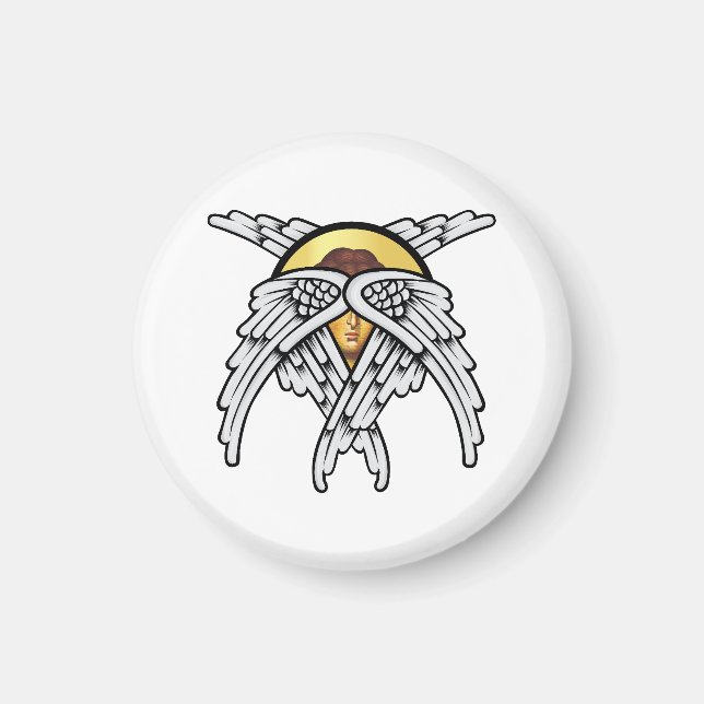 Seraphim Angel Silver Magnet (Framsidan)