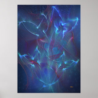 Seraphim Blue Poster