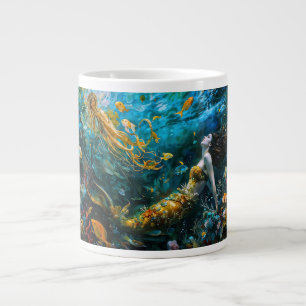 "Seraphina" - Vackerlig Sjöjungfru Jumbo Mugg