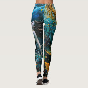 "Seraphina" - Vackerlig Sjöjungfru Leggings