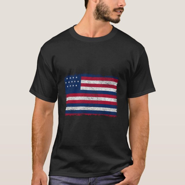 Serapis John Paul Jones Flagga T Shirt (Framsida)