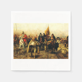 Serbernas migration av Paja Jovanovic Fine Art Pappersservett