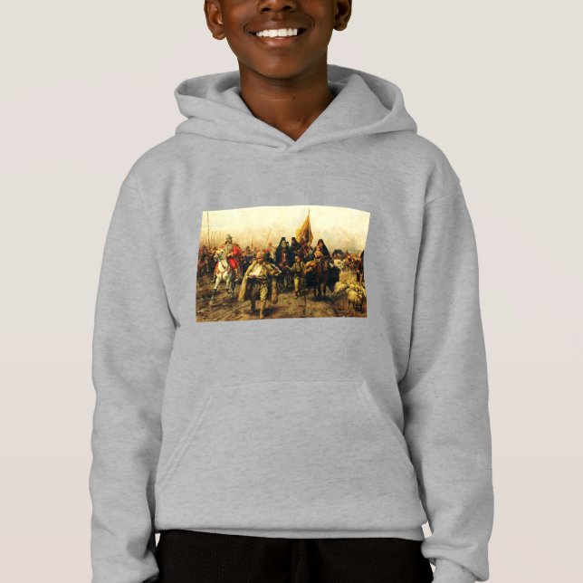 Serbernas migration av Paja Jovanovic Finkonst T Shirt (Framsida)