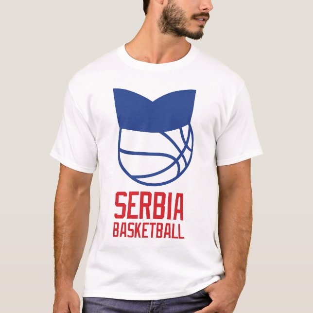 Serbia basket tee (Framsida)