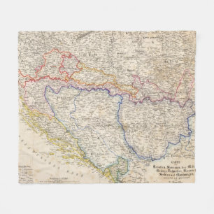 Serbia Bosnien Fleecefilt