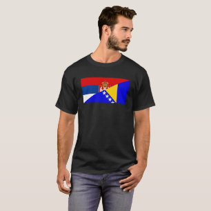 serbia Bosnien - halvt symbol för herzegovina T Shirt