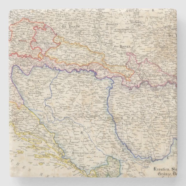 Serbia Bosnien Stenunderlägg (Framsidan)