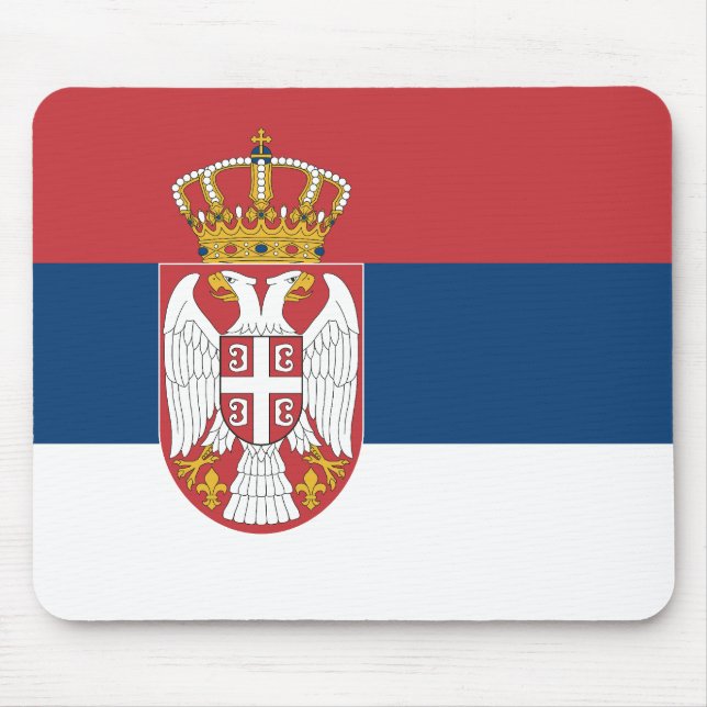 Serbia Flag Musmatta (Framsidan)