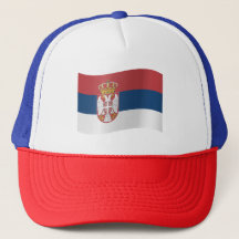 Serbia flagga
