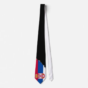 Serbia flagga slips