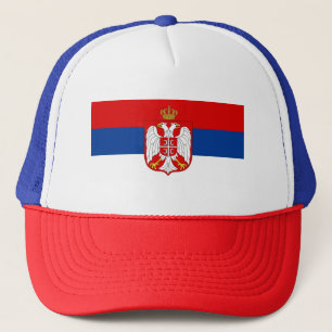 SERBIA FLAGGA TRUCKERKEPS