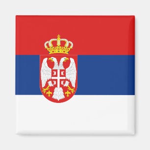 Serbia flaggamagnet magnet