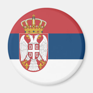 Serbia flaggamagnet magnet