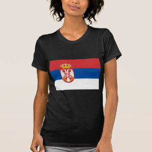 Serbia flaggaprodukter t shirt