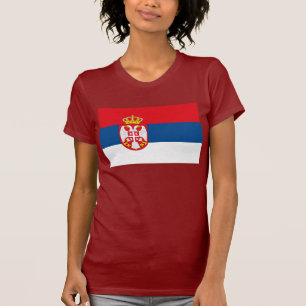 Serbia flaggaT-tröja Tee