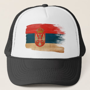 Serbia flaggatruckerkeps truckerkeps