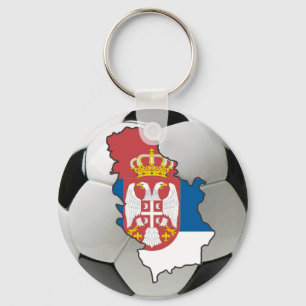Serbia fotboll nyckelring