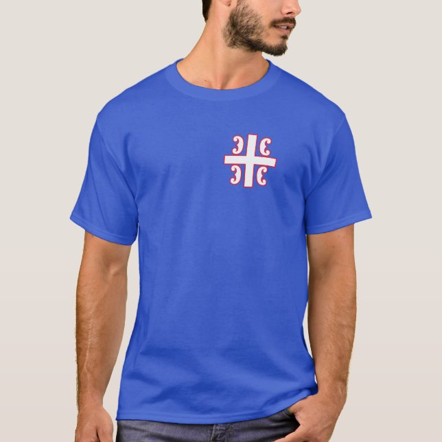Serbia Heart Shirt T (Framsida)