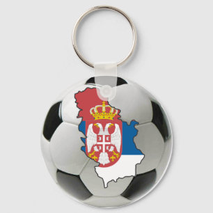 Serbia landslag nyckelring