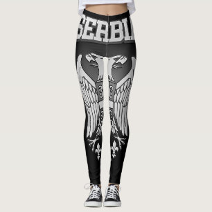 Serbia vapensköld leggings