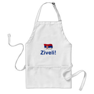 Serbia Ziveli! Förkläde