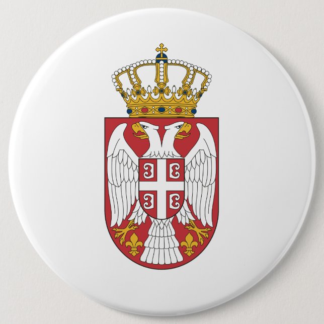 Serbian Eagle Knapp (Framsida)