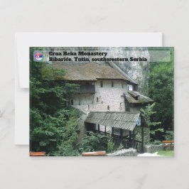 SERBIAN MONASTERIES - Crna Reka kloster 2 Vykort