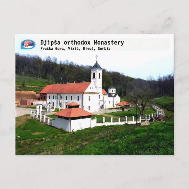 SERBIAN MONASTERIES - Djipša ortodox kloster 3 Vykort (Framsida)