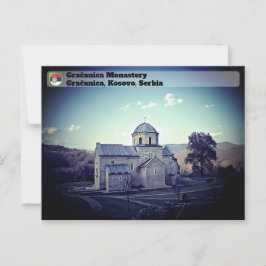 SERBIAN MONASTERIES - Gračanica Monastery Vykort
