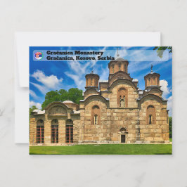 SERBIAN MONASTERIES - Gračanica ortodox-klostret Vykort