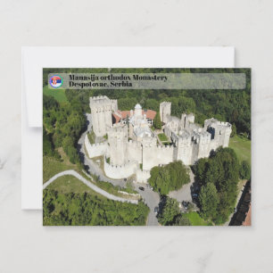 SERBIAN MONASTERIES - Manasija-kloster 3 Vykort