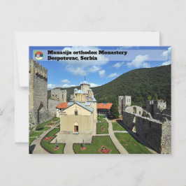 SERBIAN MONASTERIES - Manasija-klostret Vykort