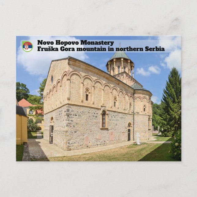 SERBIAN MONASTERIES - Novo Hopovo-kloster Vykort (Framsida)