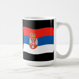 Serbien Flagga Mugg