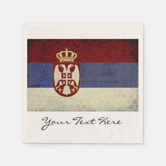 Serbien Flagga Party Napkins Pappersservett