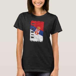 Serbien flagga Srbija Jugoslavien Belgrad T Shirt