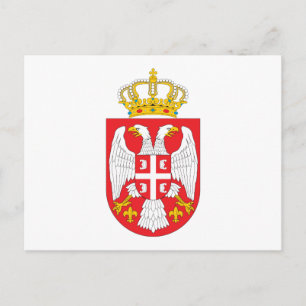 Serbien Jackar Arm Postcard Vykort