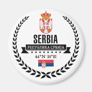 Serbien Magnet