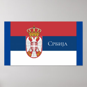 Serbien Poster