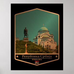 Serbien Poster