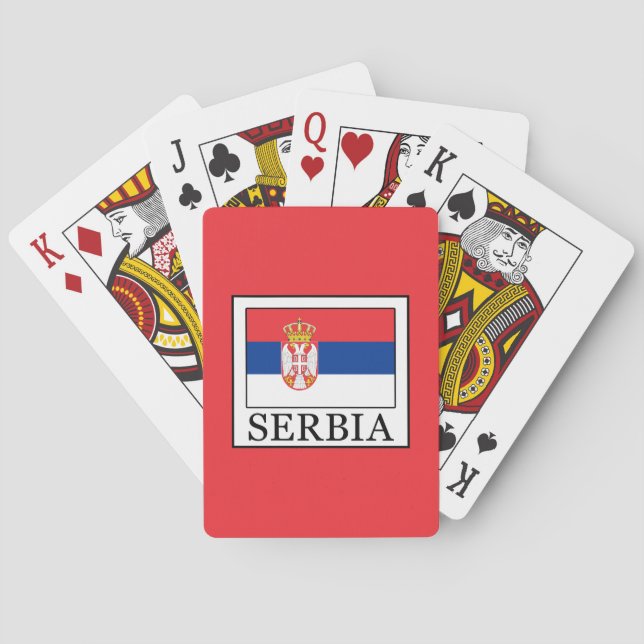 Serbien Spelkort (Baksidan)