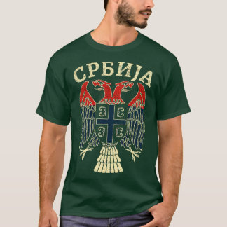Serbien Srbija Serbian Eagle T Shirt