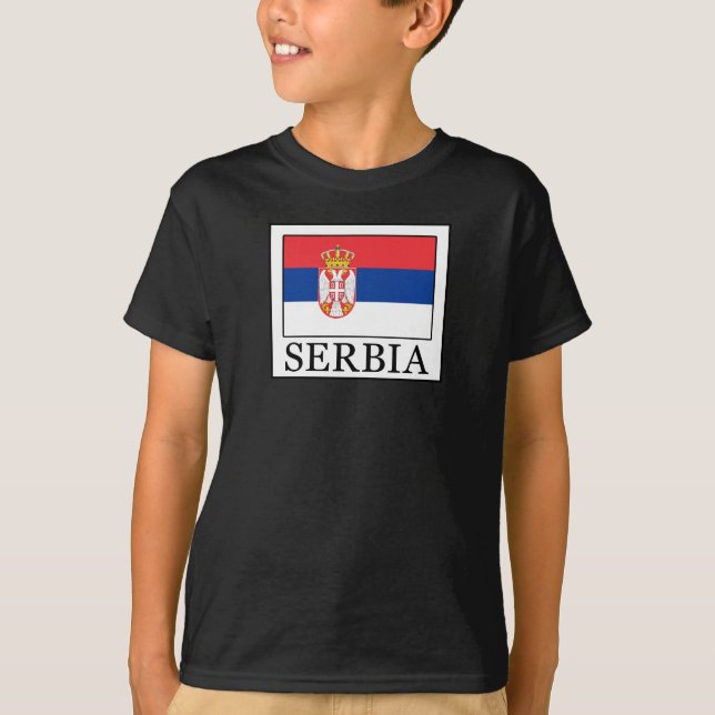 Serbien T-shirt (Framsida)