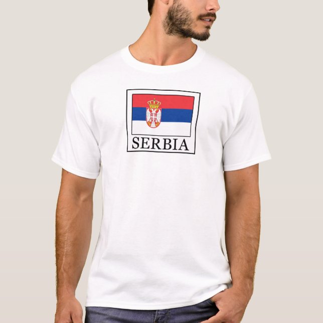Serbien T Shirt (Framsida)