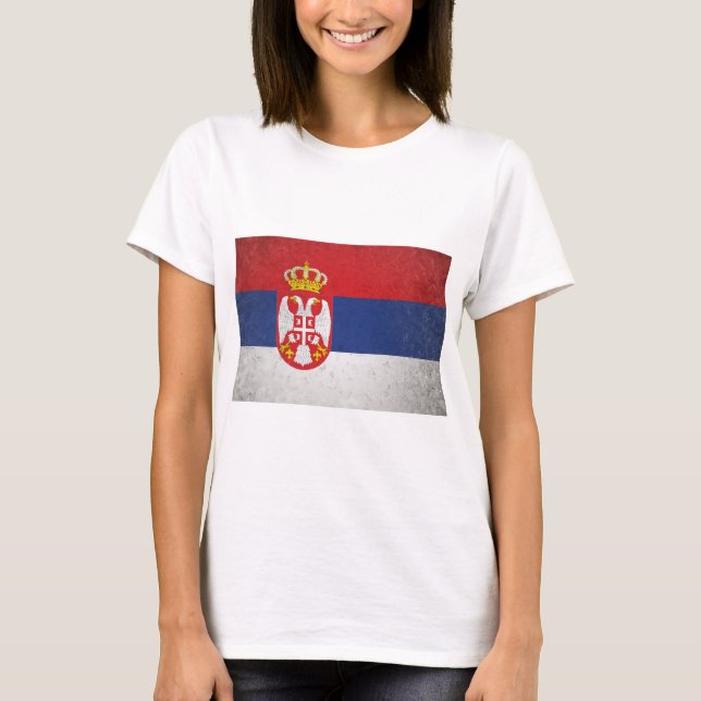 Serbien T-Shirt (Framsida)