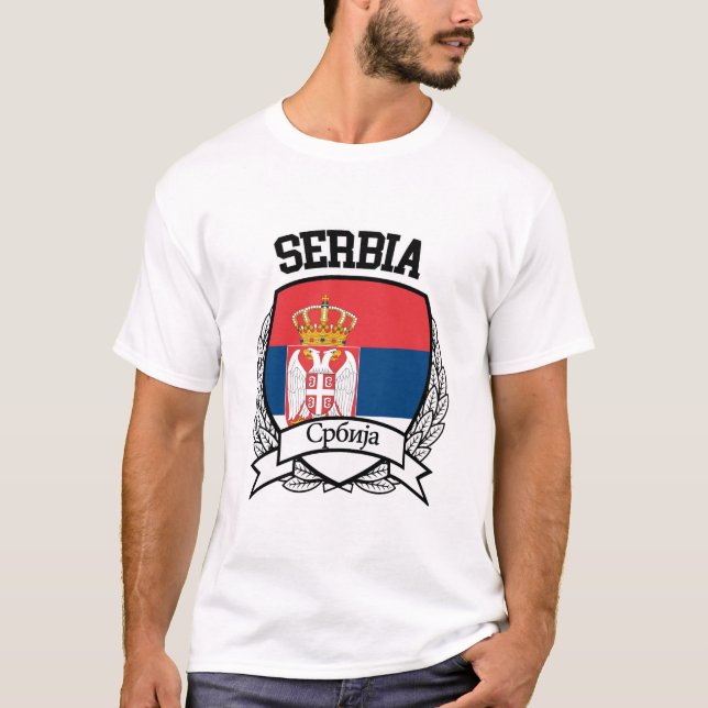 Serbien Tee Shirt (Framsida)
